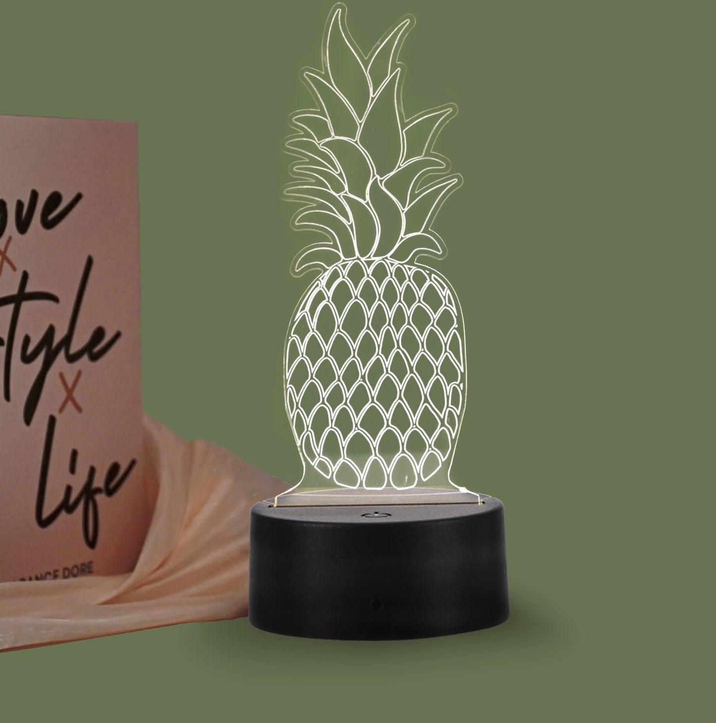 Pineapple Night Light Table Lamp