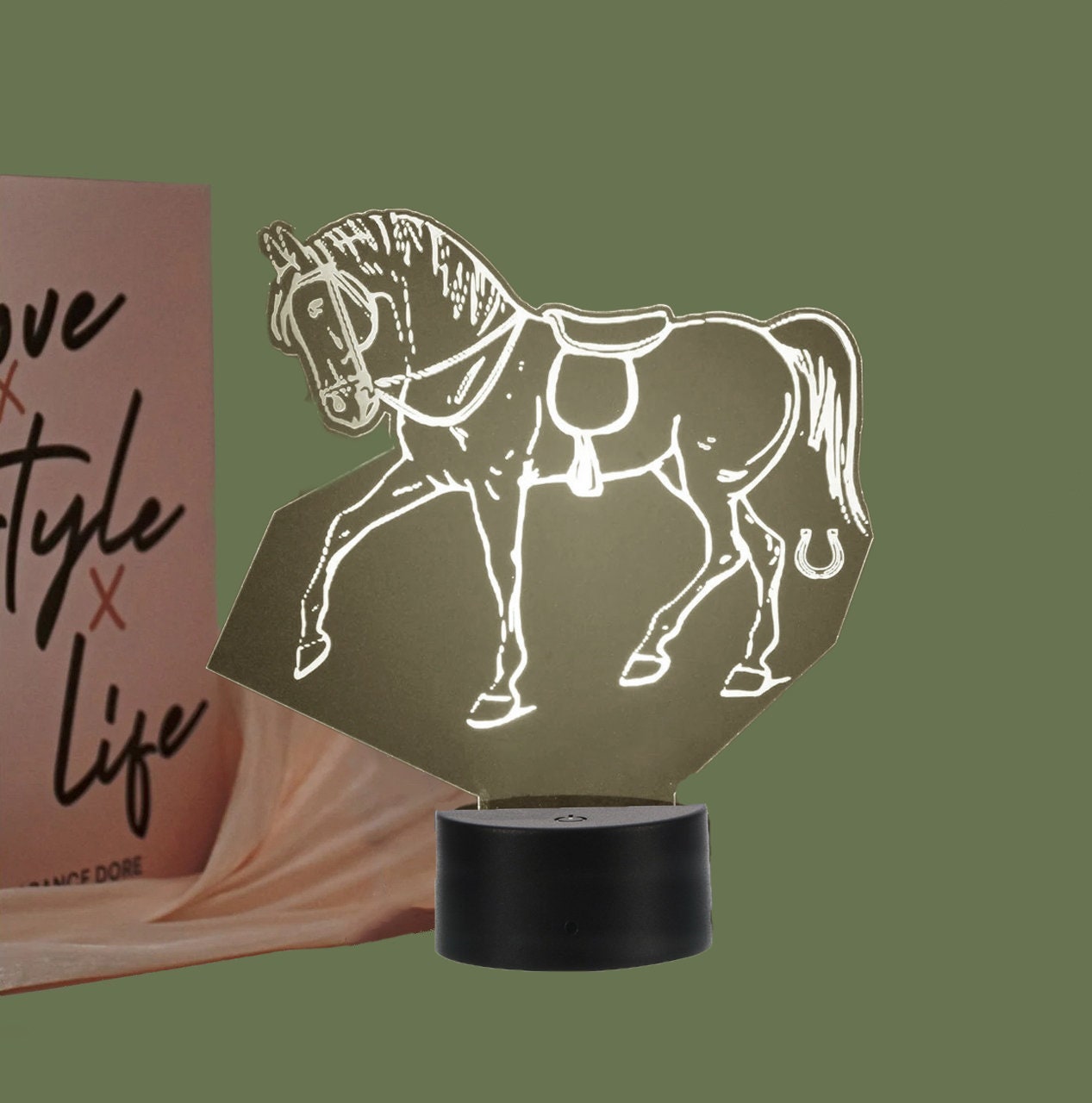 Horse Led Lamp