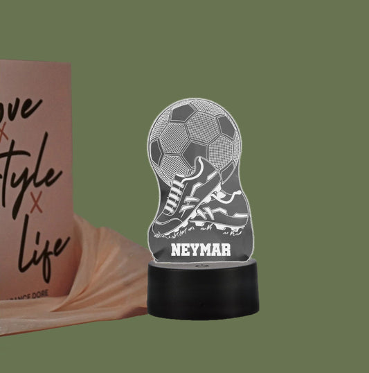 Personalized FOOTBALL SOCCER Night Lamp